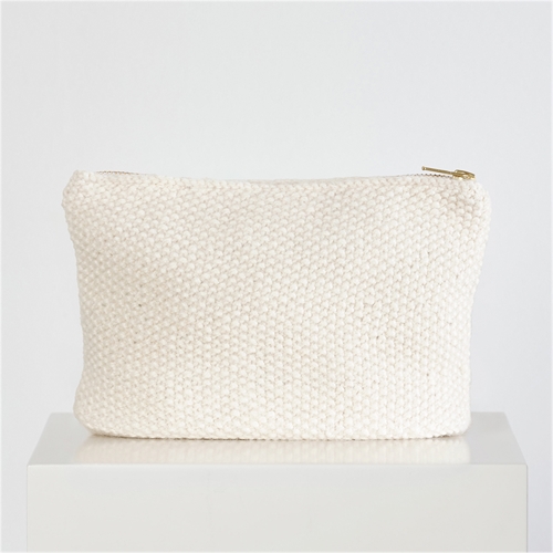 GAI + LISVA STINE ALPACA PURSE OFF WHITE